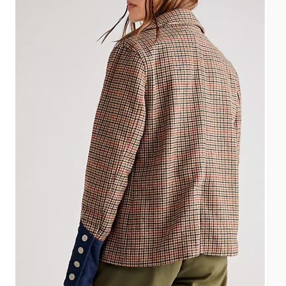 Free People Rancher Plaid Jacket - Rancher Combo - Picture 3 of 8